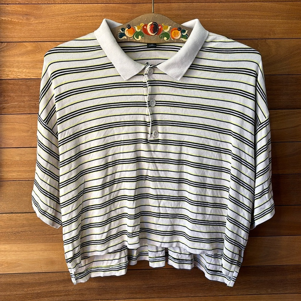 Volcom Striped Button Down